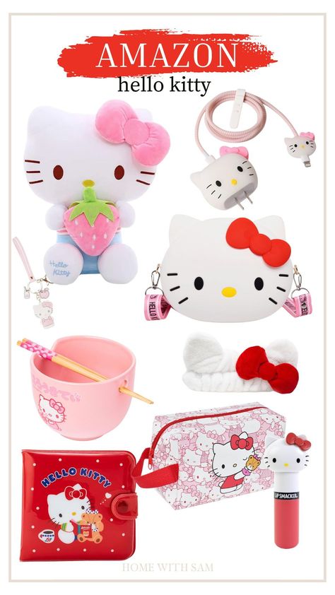 Hello Kitty Aesthetic Amazon Finds. Sanrio kawaii hello kitty accessories, hello kitty decorations, hello kitty plush, Hello Kitty Valentines ideas, Hello Kitty Gift Ideas, Kawaii plushies, kawaii room decor, kawaii gift ideas, kawaii bedroom, Japanese kawaii style finds. Hello Kitty Gift Ideas, Room Decor Kawaii, Kawaii Gift Ideas, Aesthetic Amazon Finds, Kitty Valentines, Plushies Kawaii, Accessories Hello Kitty, Aesthetic Amazon, Hello Kitty Decorations