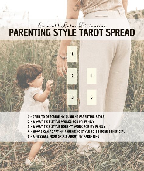 This tarot spread will help you focus on your parenting style and how it's working for your family. For more free tarot spreads visit www.emeraldlotusdivination.com Tarot Reading Spreads, Parenting Lessons, Parenting Style, Learning Tarot Cards, Parenting Education, Parenting Goals, Parenting Girls, Tarot Tips, Parenting Boys