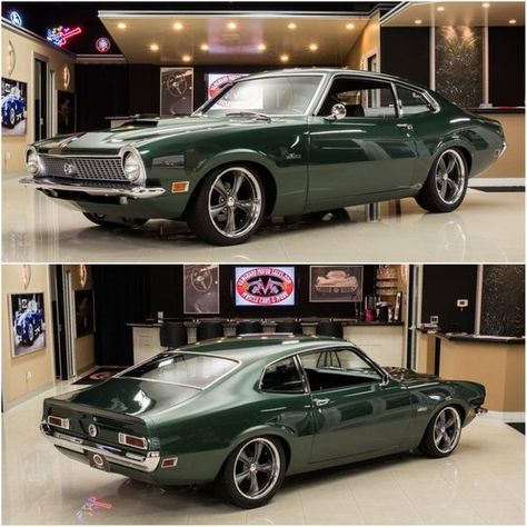 1970 Ford Maverick Concept Cars Vintage, Vintage Concept, Custom Muscle Cars, Ford Maverick, Ford Cars, Dream Garage, Street Cars, Car Brands, Muscle Car