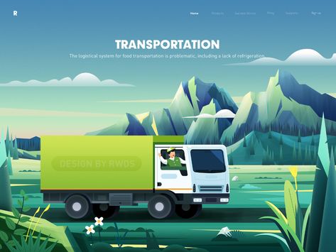 Ikea Desk Hack, Website Design Layout, Ui Design Inspiration, Html Css, Transportation Design, Landscape Illustration, Peterborough, Saint Charles, San Rafael