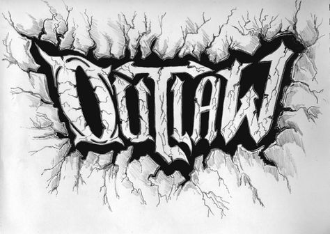 Outlaw Skull Wallpapers - Top Free Outlaw Skull Backgrounds - WallpaperAccess Outlaw Tattoo, Cool Skull Drawings, Tattoo Lettering Alphabet, Tattoo Lettering Design, Cool Tattoo Drawings, Tattoo Outline Drawing, Graffiti Words, Graffiti Lettering Fonts, Skulls Drawing