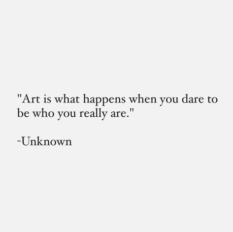 #inspiration Update full quote: Art is what happens when you dare to be who you really are. You have the power to influence, to move, to… | Instagram Dare To Be Different Quotes, Full Quote, Dare To Be Different, Different Quotes, I Dare You, Quote Art, What Happens When You, Be Different, Instagram Inspiration