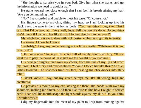 Queen Of Nothing Chapter 21, Fan Quotes, Queen Of Nothing, Book Annotations, Writing Dialogue Prompts, Best Quotes From Books, Book Annotation, Writing Dialogue, Favorite Book Quotes