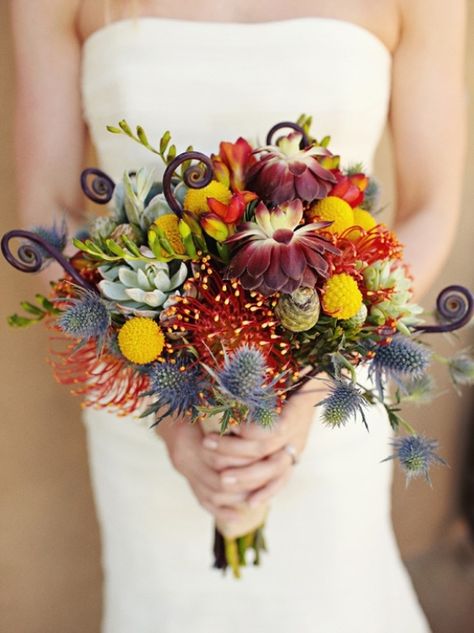 Southern Weddings {Fall Bouquets} — A Lowcountry Wedding Blog ... Wedding Flower Arrangements Fall, Protea Bouquet, Fall Wedding Bouquets, Fall Wedding Flowers, Southern Weddings, Wedding Chicks, Desert Wedding, Wedding Flower Arrangements, Bouquet Of Flowers