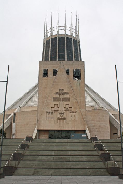 Liverpool Metropolitan Cathedral, Liverpool Architecture, Liverpool Life, Liverpool Waterfront, Liverpool Cathedral, Liverpool England, Modern Church, Liverpool History, Liverpool Home