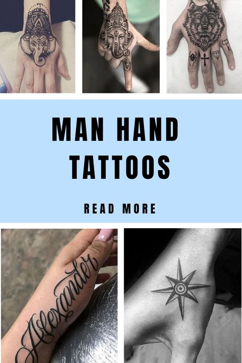 Man Hand Tattoos Back Of The Hand Tattoo Men, On Hand Tattoo Men, Tattoo Ideas For Men On Hand, Hand Man Tattoo, Best Hand Tattoos Men Unique, Hand Tattoos For Men Ideas Design, Male Hand Tattoos Ideas, Mens Knuckle Tattoos, Hand Tattoo Ideas For Men Unique