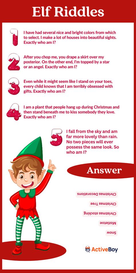 Riddles From Elf On The Shelf, Elf On The Shelf Dad Jokes, Elf On The Shelf Riddles, Elf Riddles, Christmas Riddles With Answers, Jokes Christmas, Types Of Birthday Cakes, Christmas Riddles, Rhyming Riddles