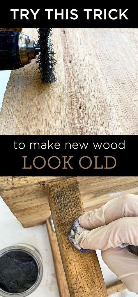 Make New Wood Look Old, Distress Wood, Wood Finishing, Aged Wood, Free Woodworking Plans, Aging Wood, Woodworking Plans Free, Into The Woods, Woodworking Techniques