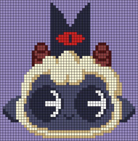 Alpha pattern #133930 | BraceletBook Lamb Pixel Art, Binding Of Isaac Pixel Art, Overwatch Pixel Art Grid, Cult Of The Lamb Cross Stitch, Cult Of The Lamb Pixel Art, Pixel Grid Pattern, 32x32 Pixel Art Grid, Perler Designs, Cult Of The Lamb