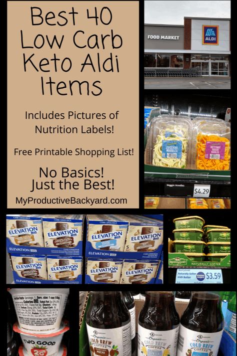 Keto Ham Recipes, Keto Aldi, Keto Cabbage Recipe, Low Carb Shopping List, Aldi Meal Plan, Stock Your Pantry, Sugar Free Jello, Keto Shopping List, Keto Grocery List