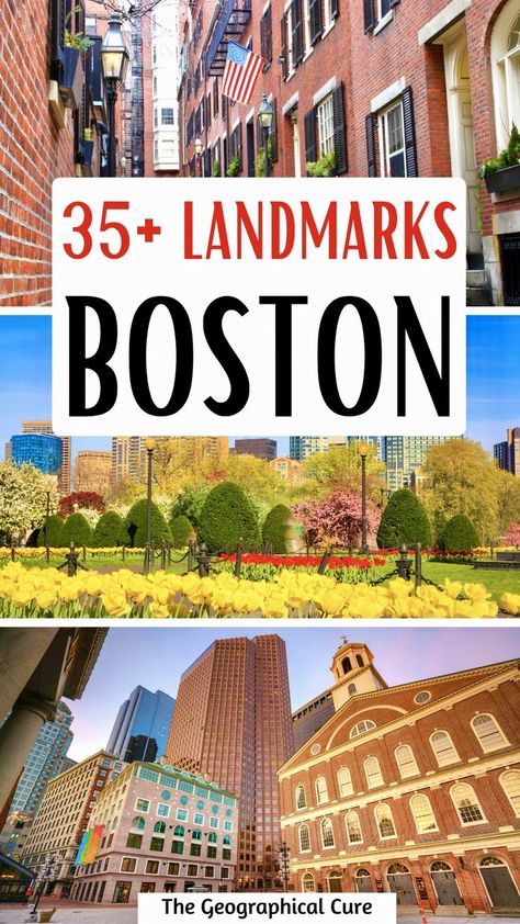 Must See In Boston, Boston Bucket List, England Tourism, Boston Attractions, Trip To Boston, Boston Travel Guide, Boston Vacation, Usa Travel Map, Boston History