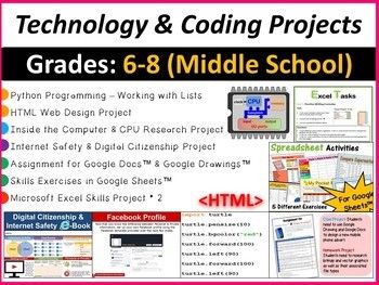 Middle School Technology, Coding Projects, Pc Gadgets, Fishing Gadgets, In Five Years, School Computers, Computer Class, Technology Lessons, Universal Standard