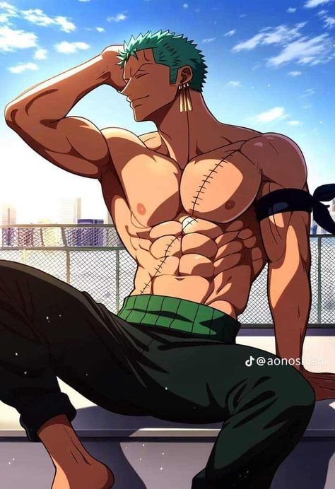 Zoro Full Body, Roronoa Zoro Hot, Zoro And Robin, Zoro Roronoa, One Piece Cosplay, Emo Art, One Piece Funny, One Peice Anime, Zoro One Piece