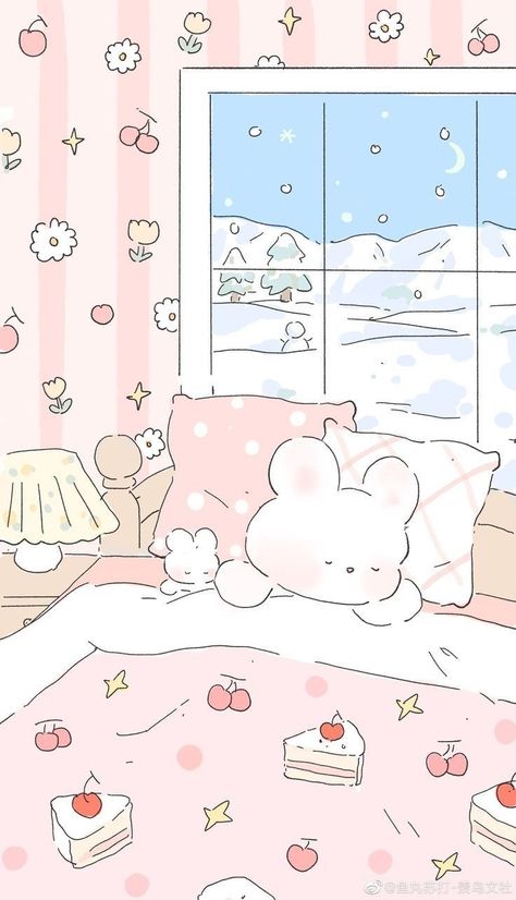 Cute Home Screen Wallpaper, Kawaii Wallpapers, Cute Home Screens, Cute Blue Wallpaper, Cocoppa Wallpaper, Iphone Wallpaper Kawaii, Bunny Wallpaper, Iphone Wallpaper Pattern, Soft Wallpaper