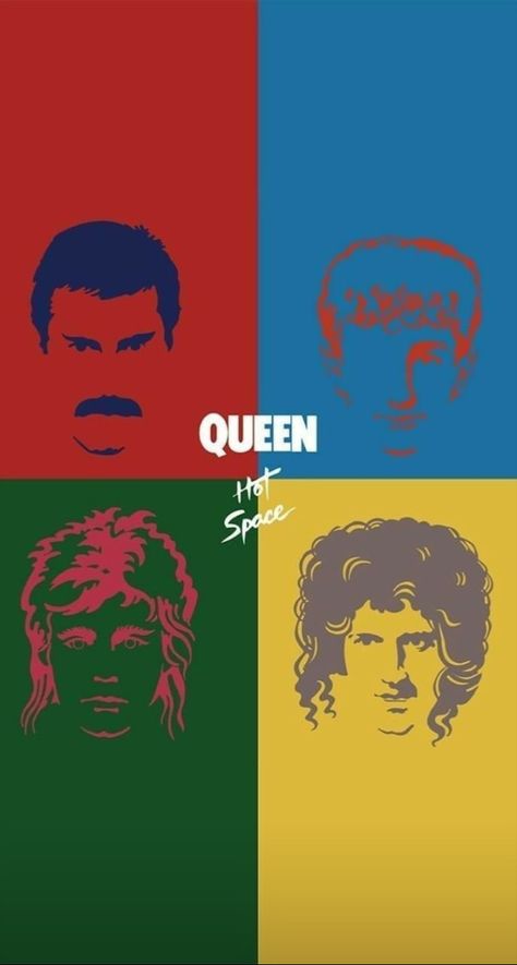 Queen Hot Space Album Cover, Queen Album Wallpaper, Queen Album Covers, Queen David Bowie, Vintage Music Art, Queen Wallpaper, Queen Albums, Queens Wallpaper, Queen Poster