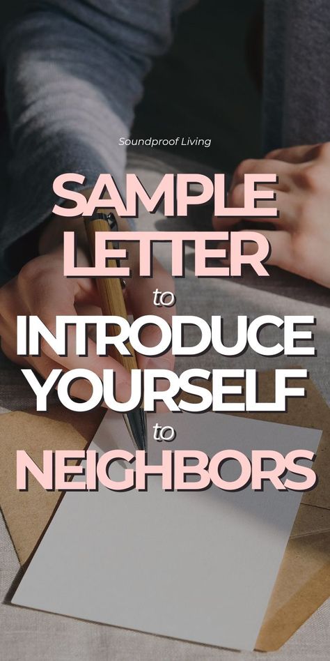 Moving into a new neighborhood can be an exciting yet daunting experience. A simple gesture of sending a letter to introduce yourself to your neighbors could go a long way in building a friendly relationship.
#NewNeighbors #NeighborIntroductionLetter #MeetYourNeighbor
#ApartmentLiving Neighbor Introduction Ideas, Introduce Yourself To Neighbors, How To Make Friends In Your Neighborhood, New Neighborhood Introduction Gift, New To Neighborhood Introduction, Introducing Yourself To New Neighbors, New To The Neighborhood Introduction, New Neighbors Introduction Card, Noisy Neighbors