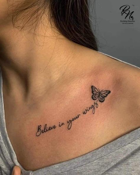 Collar Bone Tattoos, Collar Tattoo, Collarbone Tattoos, Tattoos For Females, Tattoos For Men And Women, Collarbone Tattoo, Small Shoulder Tattoos, Bone Tattoos, Tattoos For Black Skin