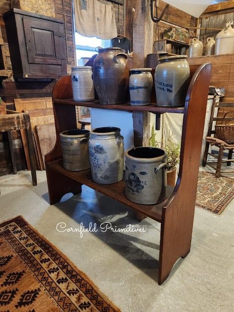 Colonial Decorating, Primative Decor, Primitive Colonial, Prim Decor, Colonial Decor, Primitive Antiques, Primitive Decorating Country, Primitive Decorating, Stoneware