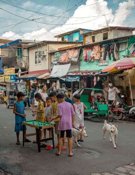 Colorful street photography of children playing billiards in Intramuros, Manila, capturing Filipino culture and street life. A vibrant snapshot of the Philippines aesthetic, perfect for travel photography enthusiasts. Intramuros Photography, Intramuros Manila, Urban Photography Portrait, Leica Photography, Philippines Culture, Filipino Culture, Japan Street, Rural Scenes, Street Life