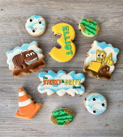 Stinky And Dirty Birthday Party, Construction Theme Birthday Party, Christian Birthday, 3rd Birthday Ideas, Ideas Cumpleaños, Birthday Themes For Boys, B Day Ideas, Construction Theme, 3rd Birthday Party