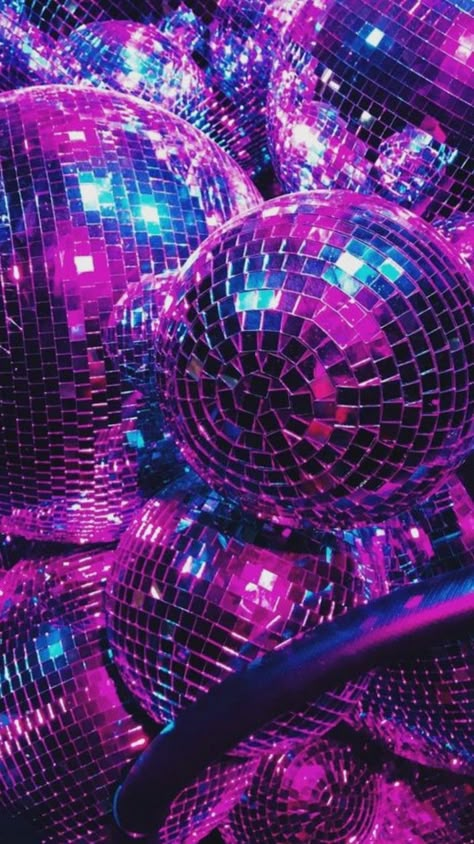 Ball Aesthetic, Aesthetic Lockscreens, Disco Fever, Bedroom Wall Collage, Purple Vibe, New Retro Wave, Dark Purple Aesthetic, Photographie Portrait Inspiration, Neon Aesthetic