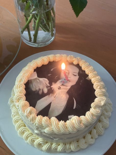 Lana Del Rey, Instagram Photos, Cake, Birthday, White, Instagram