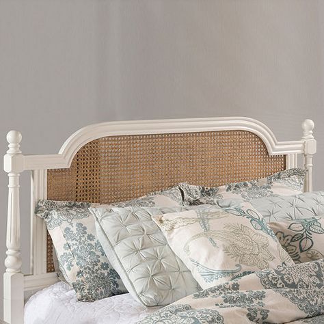 Country Headboard, Cane Panel, Cane Headboard, Cane Bed, Caned Headboard, White Headboard, Hillsdale Furniture, Spring Mattress, House Bedrooms