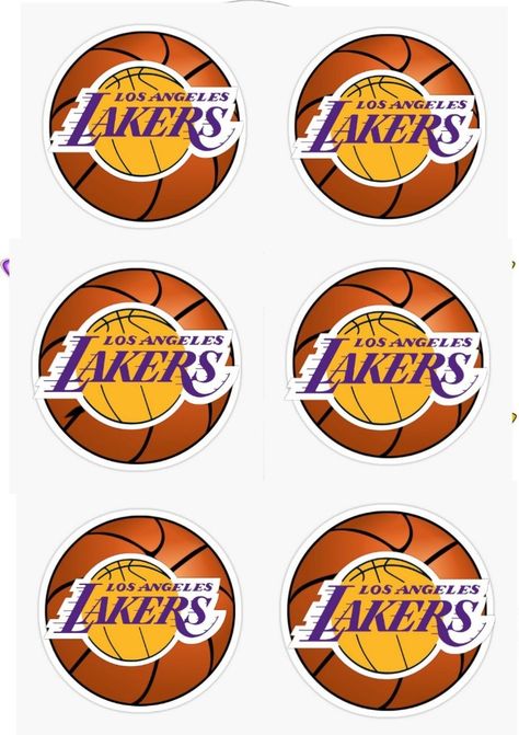 Lakers Cake Topper Free Printable, Michael Jordan Cake Topper Printable, Lakers Cake Topper Printable, Lakers Cake Topper, Michael Jordan Cake, Lakers Cake, Aaa Logo, Jordan Cake, Basketball Birthday Cake