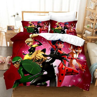 Ladybug And Cat Noir Bedroom Ideas, Ladybug Bedroom, Ladybug Room, Teen Bedding Sets, Mermaid Bedding, Teen Bedroom Designs, Twin Bed Sets, Teen Bedding