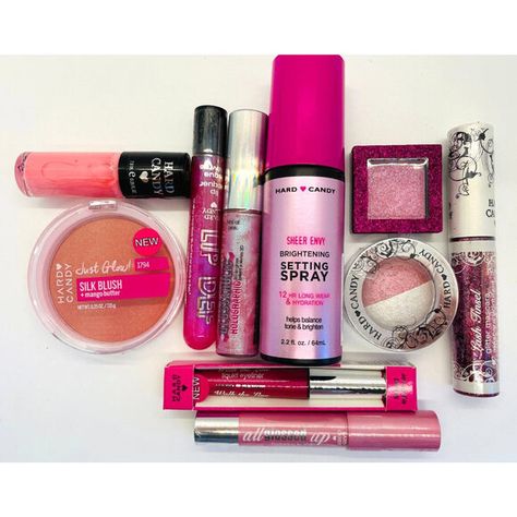 Lot of 10 ~ Hard Candy Makeup PINK SHADES!! Lips/Eyes/Nail Glitter Mascara, Eyes Nails, Hard Candy Makeup, Candy Makeup, Pink Shades, Pink Makeup, Mango Butter, Mascara Lashes, Candy Pink