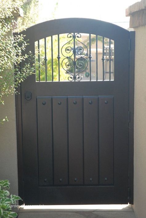 Side Yard Gate, Patio Gates, Wooden Garden Gate, Backyard Gates, Garden Gates And Fencing, Metal Garden Gates, Yard Gate, Iron Garden Gates, Garden Gate Design