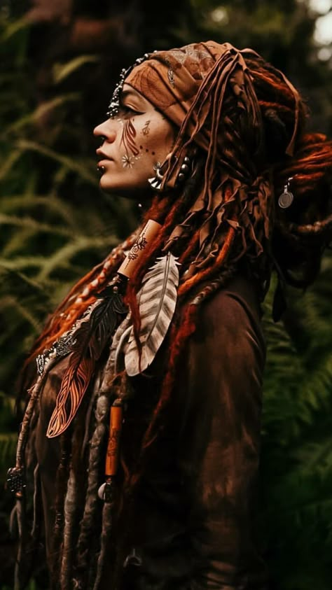 Wild Woman Aesthetic, Female Shaman, Viking Costume, 인물 사진, Pose Reference, Boho Style, Character Inspiration, Indiana, Art Reference