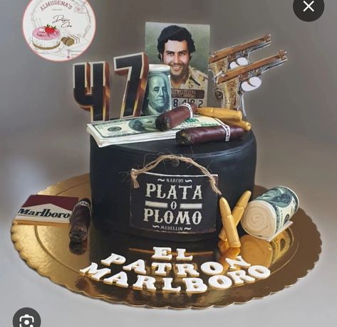 Buchón Party, Pablo Emilio Escobar, Cake Recipe Moist, Chocolate Cake Recipe Moist, Birthday Cakes For Men, Tony Montana, Pablo Escobar, Cakes For Men, Chocolate Cake Recipe