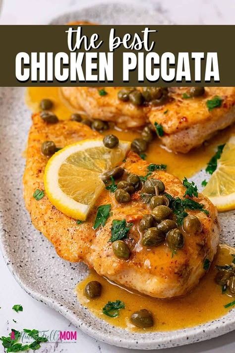 Picatta Sauce, Chicken Recopes, Husband Recipes, Italian Mains, Easy Chicken Tenderloin Recipes, Couples Night, Piccata Recipe, Lemon Caper Sauce, Chicken Piccata Recipe