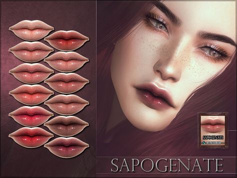 Sims4 Lipstick, Overlined Lips, Sims 4 Mac, Mat Lipstick, Sims 4 Piercings, Alpha Cc, Makeup Cc, Cc Shoes, Sims 4 Cc Shoes