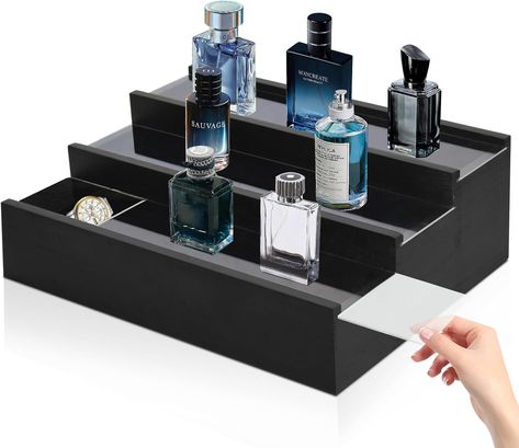 Cologne Stand Perfume Organizer with 3 Hidden Compartments,Perfume Display Holder for Cologne,Mens..
Cologne Organizer For Dresser: Our cologne organizer for men adopts a three-layered design to enhance the aesthetics of your space.The 3 hidden compartments keeps your belongings at a glance and allows you to store rings, bracelets, necklaces,currency bills and credit cards. When in use,pull in the acrylic compartment covers in place. Cologne Organizer For Men, Cologne Organizer, Funko Pop Shelves, Perfume Organizer, Nightstand Organization, Perfume Display, Organization Station, Perfume Organization, Hidden Compartments