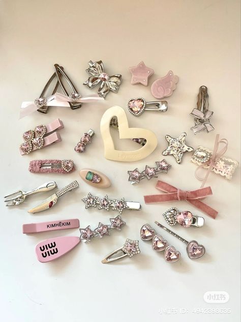 Y2k Hair Clips, Pink Alternative Fashion, Y2k Hair Accessories, Accessories Y2k, Y2k Hair, Wholesale Hair Accessories, Hair Clips For Women, Y2k Accessories, How To Style Bangs