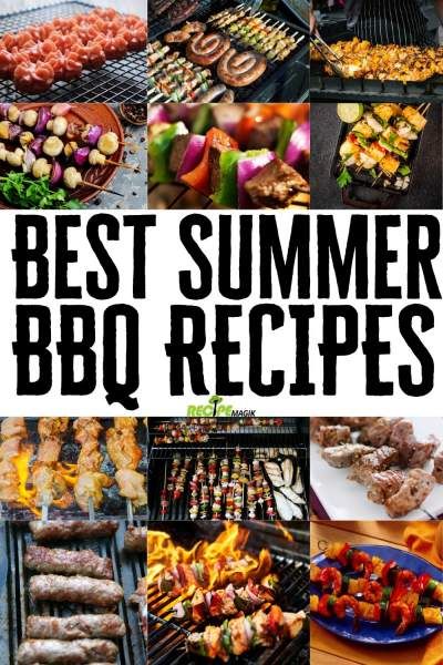 Best Summer BBQ Recipes that'll make your Summer Cookouts a breeze. These grilled food recipes are the best recipes to make this summer. - recipemagik.com Grilled Food Recipes, Meals For Summer, Sloppy Joe Recipe Easy, Chinese Fried Rice, Grilled Chicken Tacos, Summer Bbq Recipes, Sweet Chili Chicken, Slow Cooker Lentils, Grilling Ideas