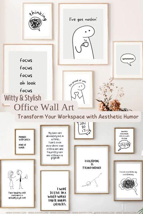 Transform Your Workspace with Aesthetic Humor: Explore Printable Funny & Sarcastic Office Wall Arts! — DIAxNA Graphic Designer Office Decor, Funny Office Wall Art, Office Quotes Motivational Wall Art, Graphic Designer Office, Inspirational Office Quotes, Aesthetic Humor, Digital Minimalism, Folder Templates, Online Planner