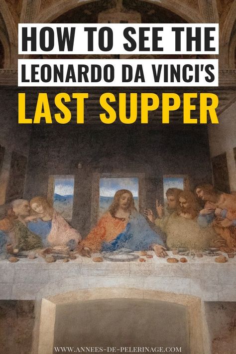 Last Supper Painting, Da Vinci Last Supper, The Last Supper Painting, Milan Travel, Italy Destinations, Europe Photography, Vacation Photography, Cities In Italy, The Last Supper