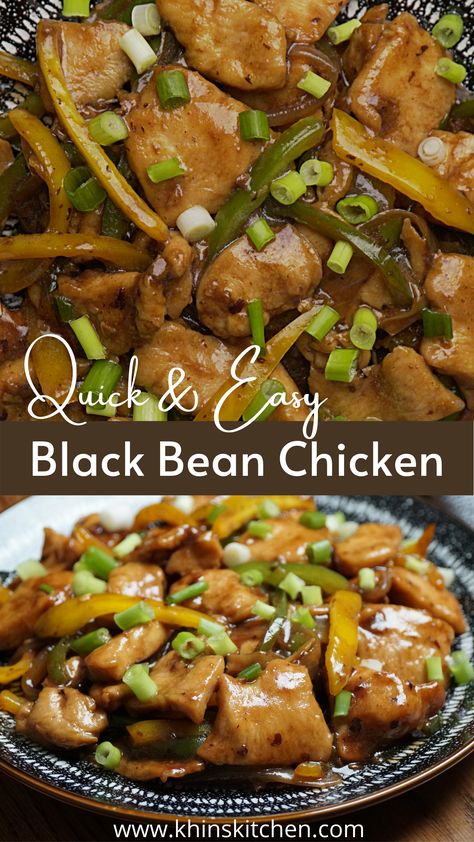 Peasant Recipes Food, Chicken In Black Bean Sauce Recipes, Chicken Black Bean Sauce Chinese, Chicken Black Bean Sauce, Recipes With Black Bean Sauce, Chicken In Black Bean Sauce Chinese, Black Bean Sauce Stir Fry, Black Bean Chicken Recipes, Chicken With Black Bean Sauce