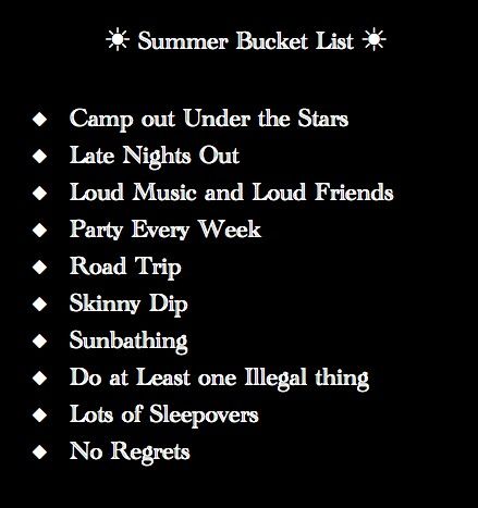 Summer Bucket List (nothing illegal !! Lol) Bucket List Quotes, Dominos Pizza, Summer Bucket List, Friends Party, Summer Bucket Lists, Summer Bucket, Lingerie Shop, Under The Stars, My Skin