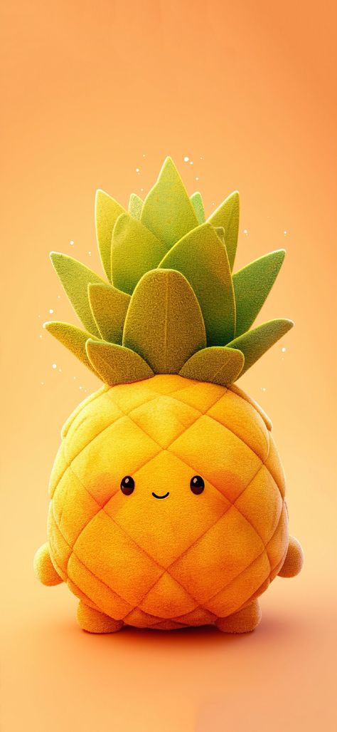 Pineapple Wallpaper, Cute Pineapple, Object Drawing, Cute Images, Colorful Pictures, Android Wallpaper, Fall Vibes, Cartoon Wallpaper, Color Me