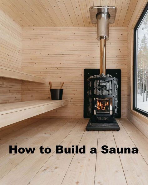 Build A Sauna, Mobile Sauna, Test Tips, Building A Sauna, Wood Sauna, Sauna Diy, Sauna House, Hot Tubs Saunas, Finnish Sauna