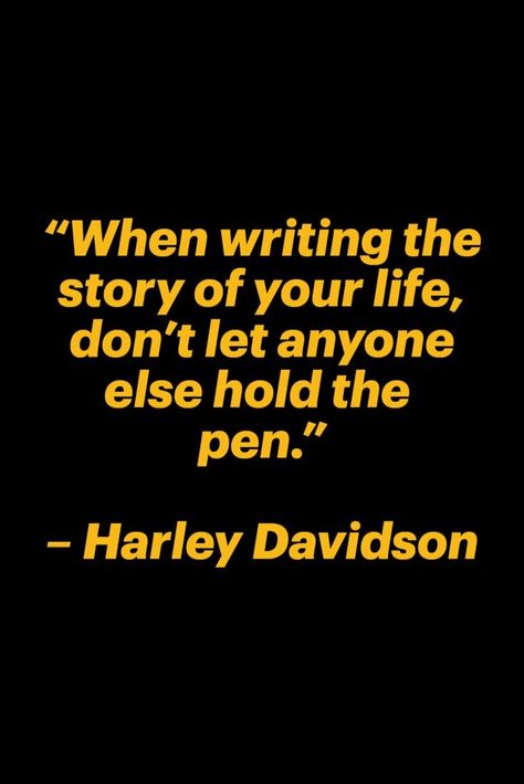 Harley Davidson Quotes Sayings, Harley Davidson Quotes, Motorcycle Quotes, The Pen, Jokes Quotes, Girl Quotes, Quotes Deep, Harley Davidson, The Story