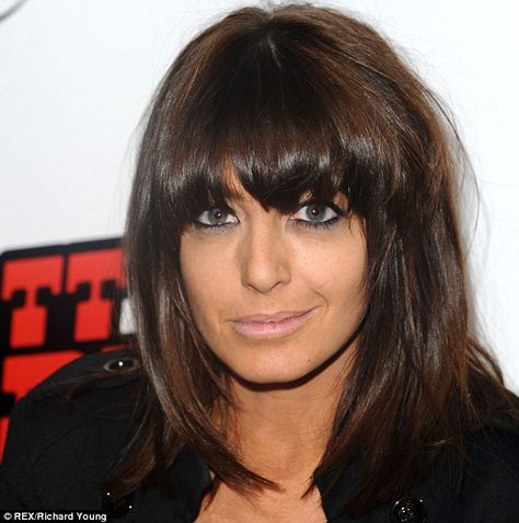 Claudia Winkleman Hair, Keira Knightley Hair, Rich Brown Hair, Heavy Fringe, Pale Lips, Claudia Winkleman, Girl Haircuts, Favorite Hairstyles, Dark Eyes