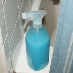 Homemade DIY Shower Cleaner  (I've used bleach. dawn and water to remove mold and mildew) Shower Cleaner Recipe, Diy Shower Cleaner, Homemade Shower Cleaner, Dawn Dishwashing Liquid, Homemade Cleaning Supplies, Hard Water Stain Remover, Diy Cleaning Solution, Cleaner Recipes, Homemade Cleaners