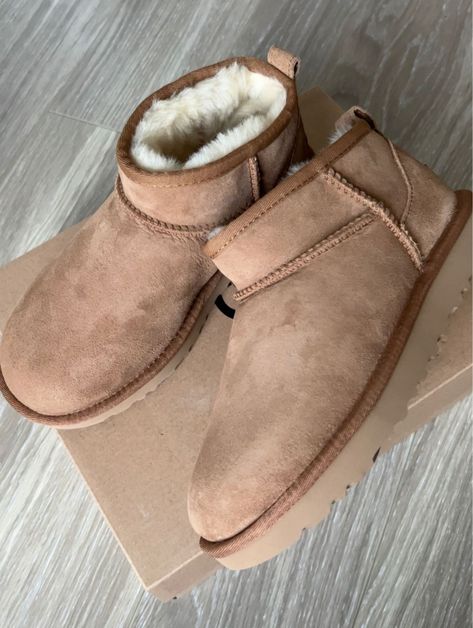 UGG® Ultra Mini Classic Boot curated on LTK Half Ugg Boots, Ugg Ultra Mini Boot, Ultra Ugg Mini, Cute Shoes Uggs, My Christmas Wishlist 2022, Classic Ultra Mini Ugg, Mini Ultra Ugg, Micro Uggs, Ugh Mini Boots