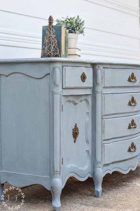 French Provincial Buffet Makeover, French Provincial Buffet, Provincial Decor, French Provincial Decor, Buffet Makeover, French Provincial Dresser, Provincial Furniture, French Provincial Furniture, Provincial Style