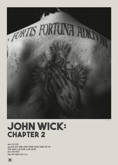 John Wick Tattoo, John Wick Hd, Back Tats, John Wick Movie, Cool Symbols, Jdm Wallpaper, Poster Boys, Big Photo, Mens Fashion Classic